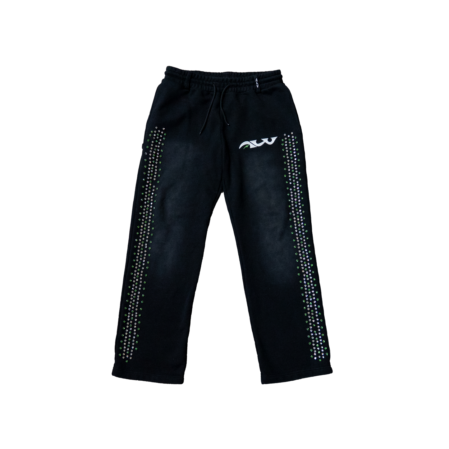 OG Black Rhinestone Pants